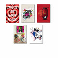 Set of 5 Premium Wall Art Photo Tiles – Modern Home Decor Sets 8x11